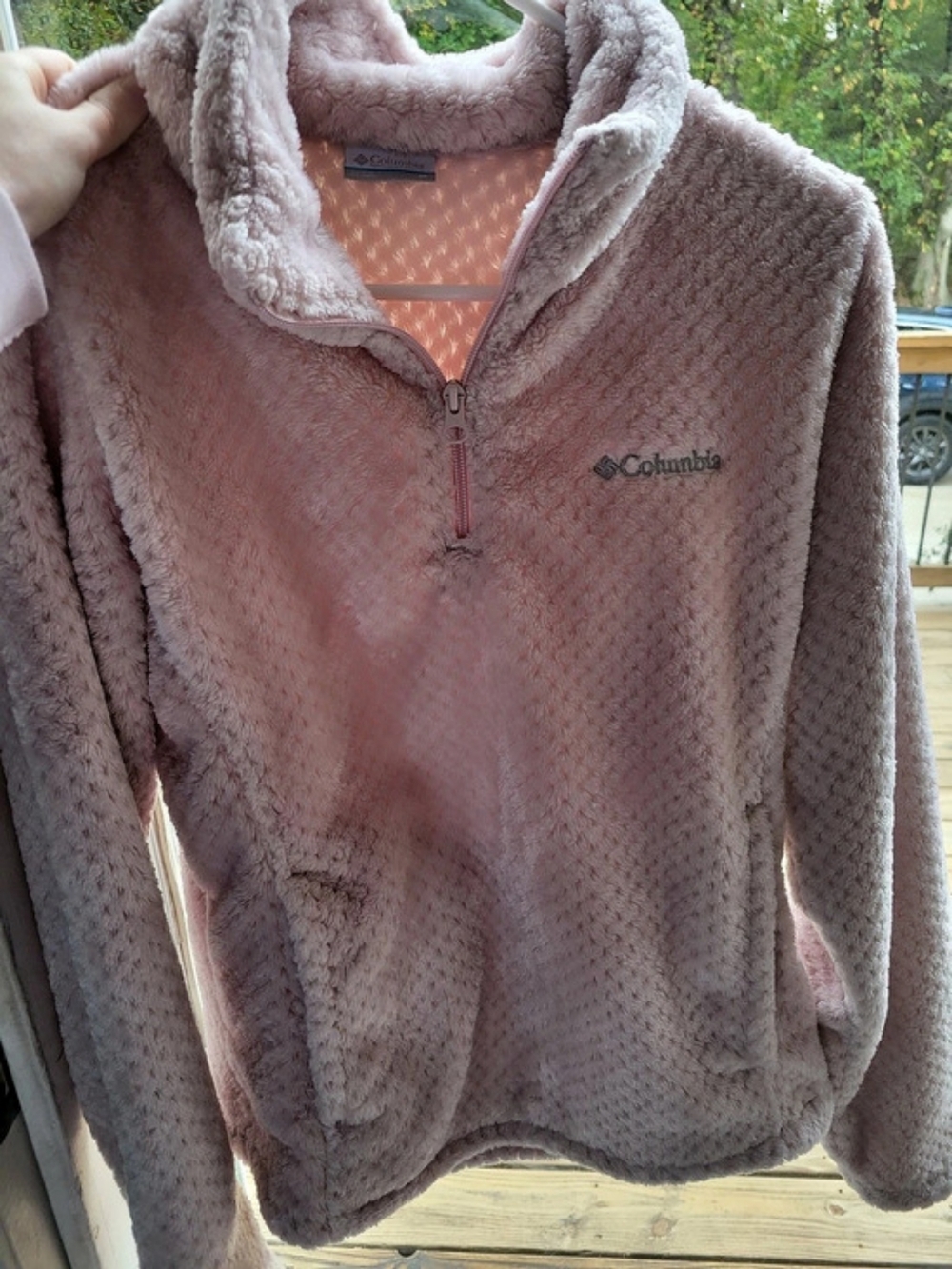 Columbia Women's Benton Springs II Half-Snap Fleece Pullover Pink Medium